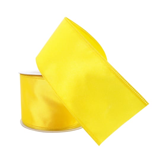2.5" x 10yd. Satin Wired Ribbon by Celebrate It® Specialty
